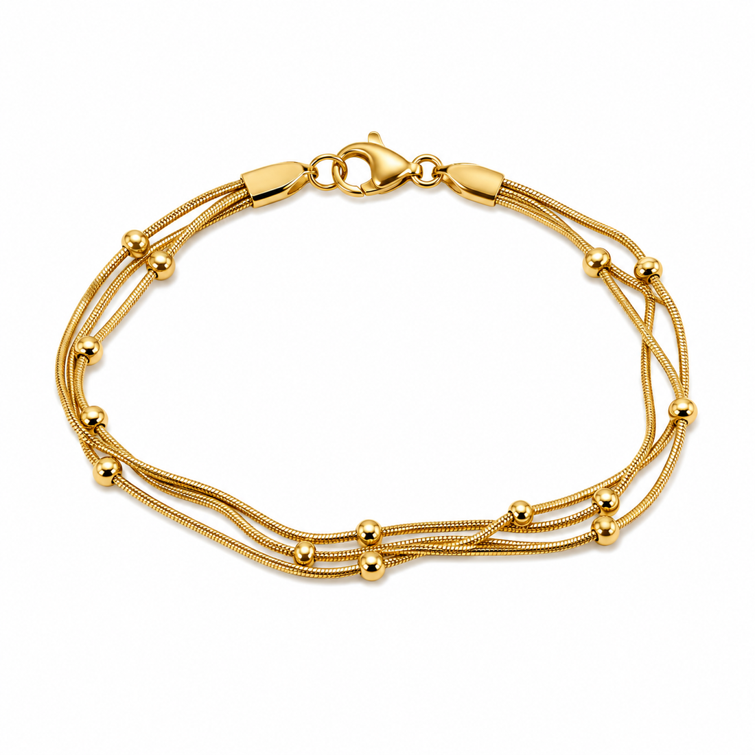 Pulseira Ayla Banhado em Ouro 18K