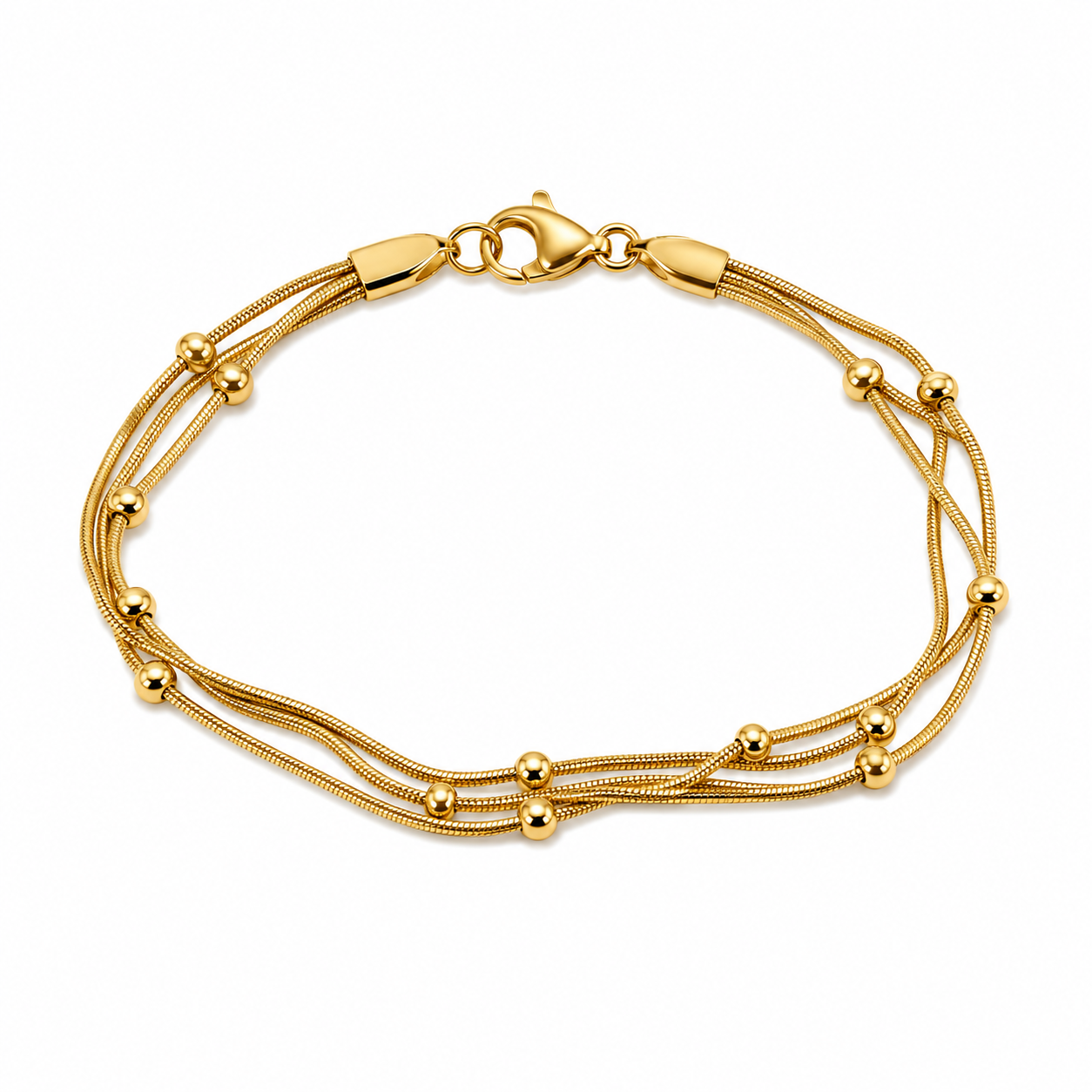 Pulseira Ayla Banhado em Ouro 18K