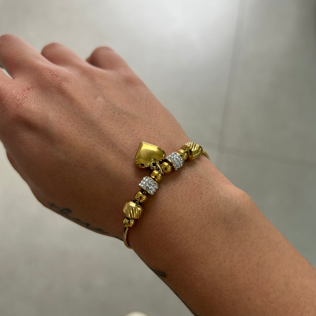 Pulseira Coração Sicília Aço Inoxidável