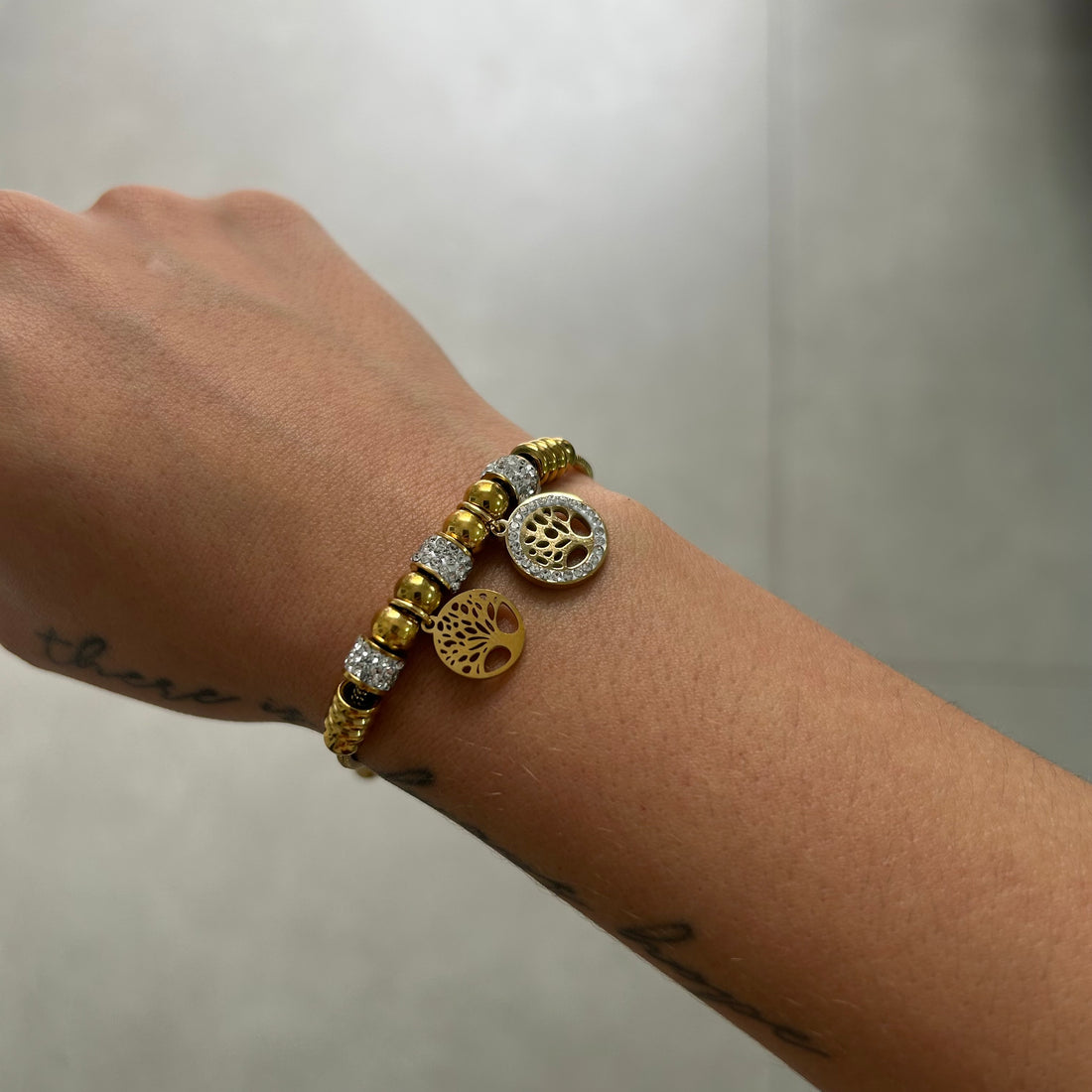 Pulseira Árvore da Vida Évora Aço Inoxidável