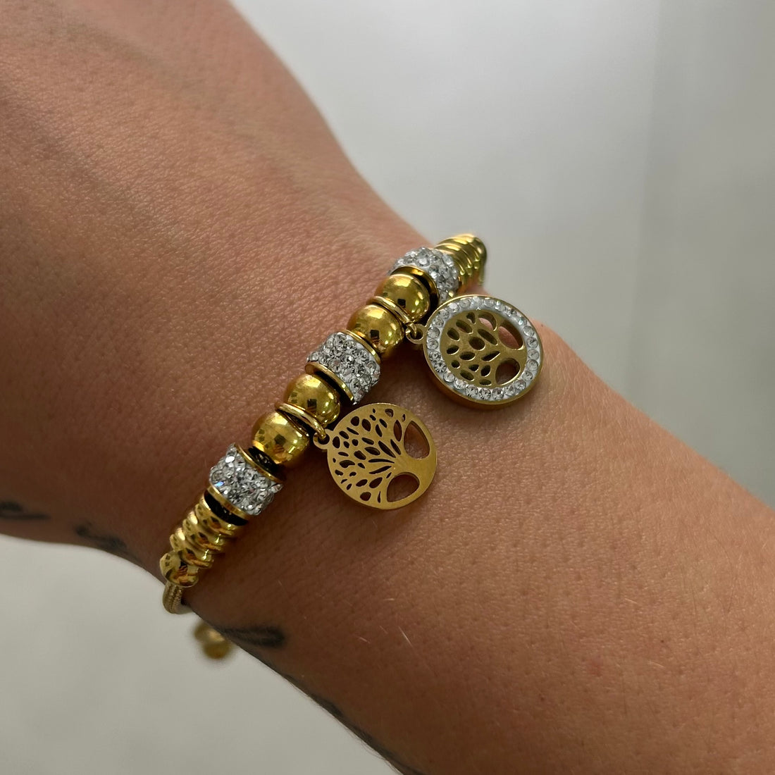 Pulseira Árvore da Vida Évora Aço Inoxidável