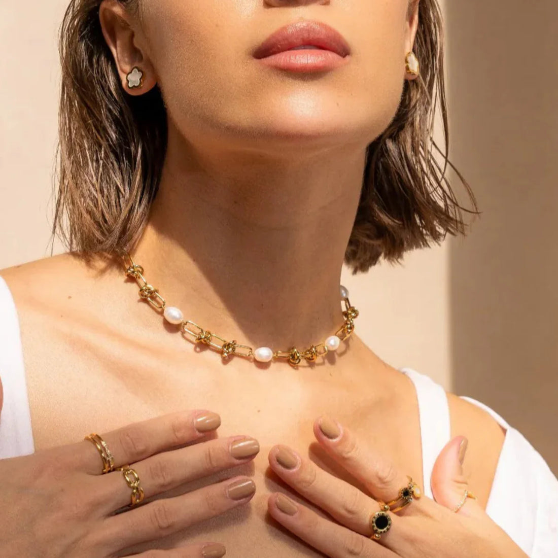 Colar Avenna Banhado em Ouro 18K
