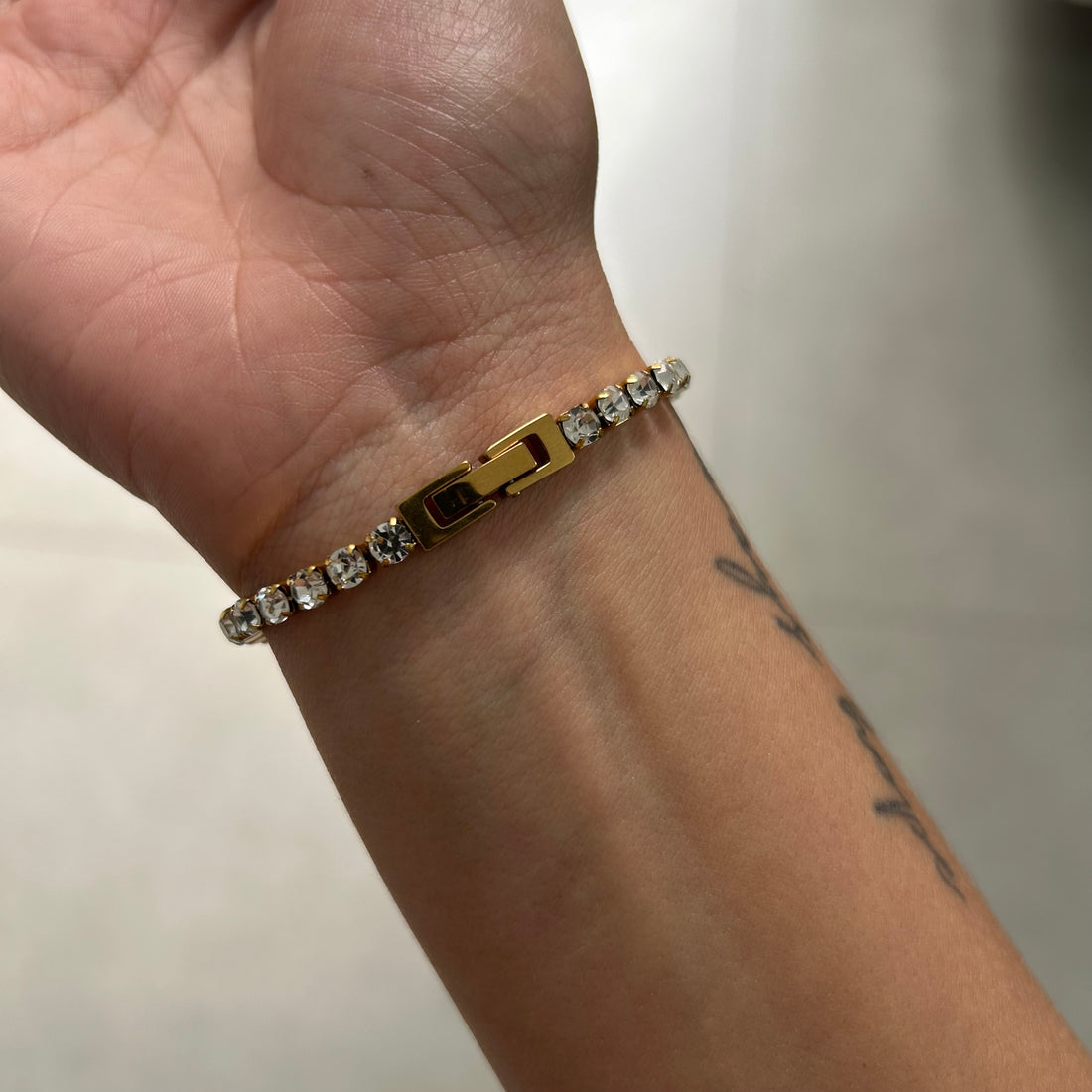 Pulseira Riviera Zircônias Bellagio Aço Inoxidável