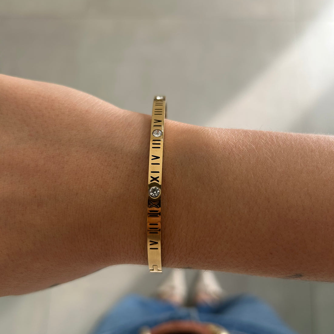Bracelete Roma Banhado em Ouro 18K