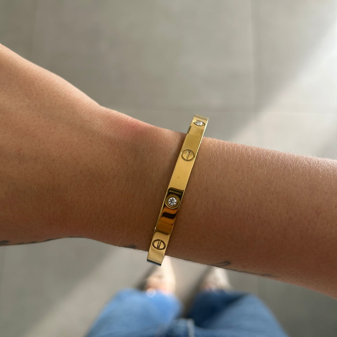 Bracelete Valentina Banhado em Ouro 18K