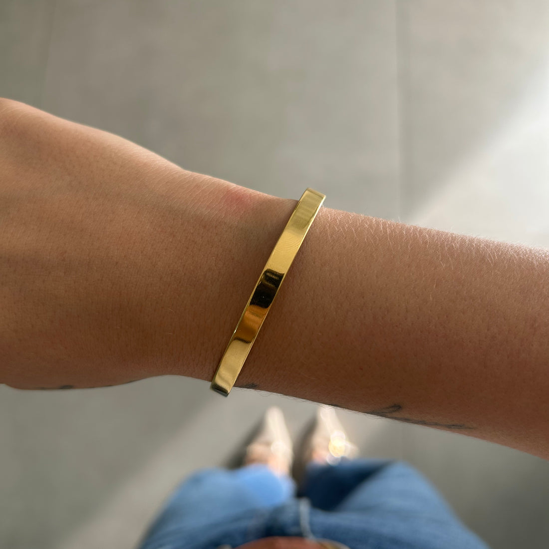 Bracelete Lorena Banhado em Ouro 18K