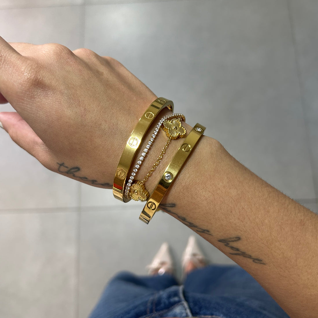 Bracelete Eleonora Banhado em Ouro 18K