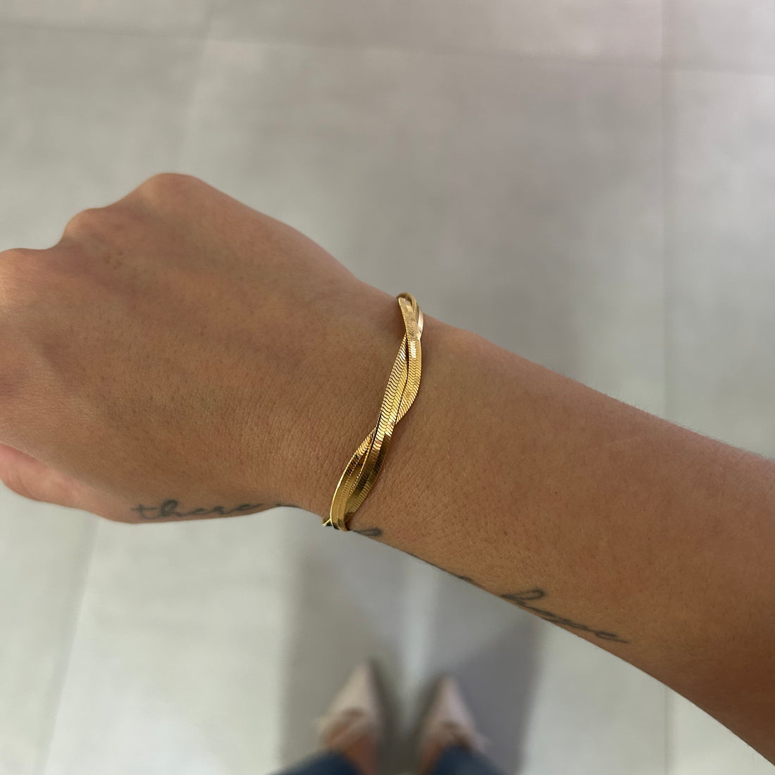 Pulseira Liz Banhado em Ouro 18K