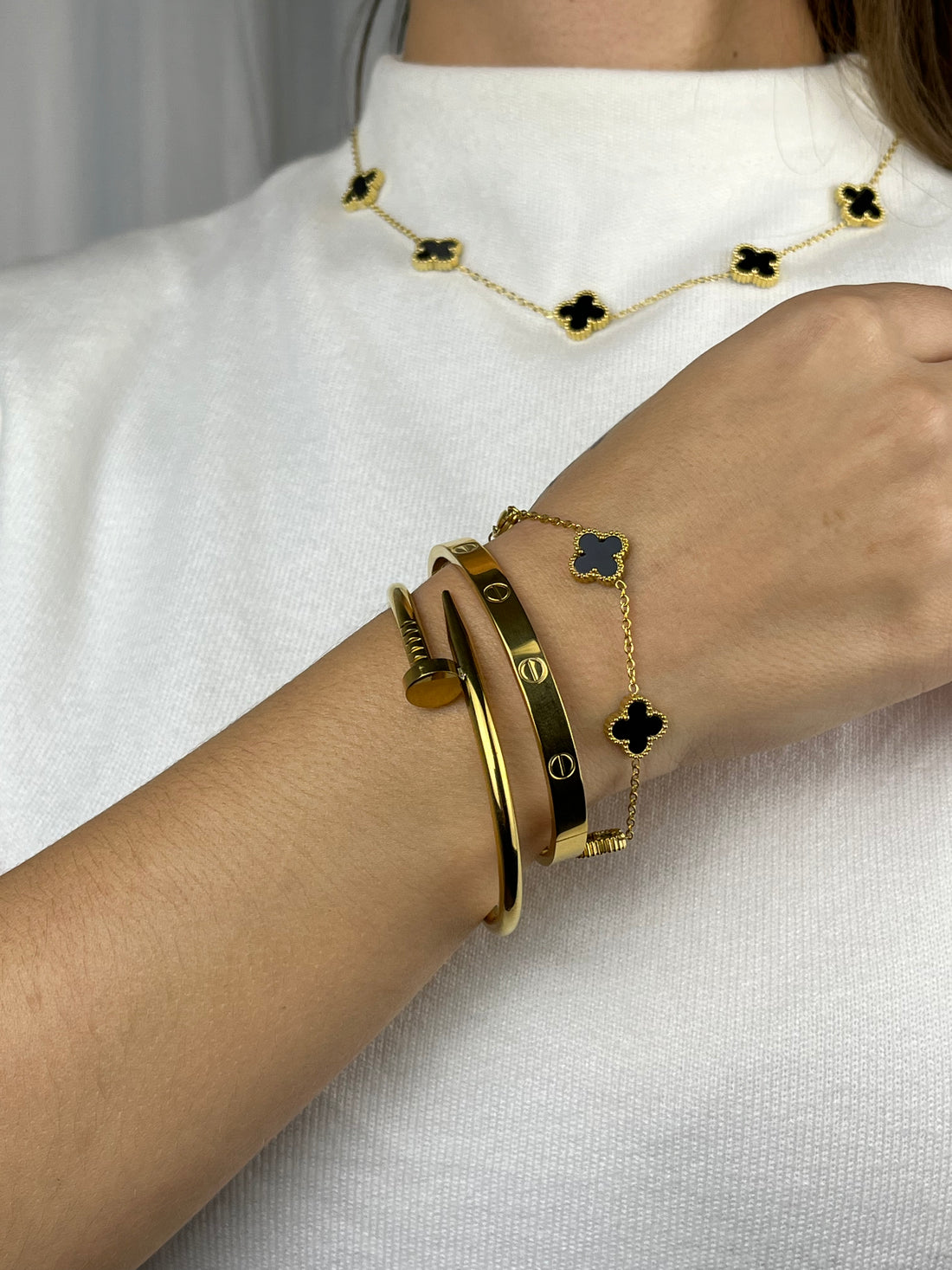 Bracelete Eleonora Banhado em Ouro 18K