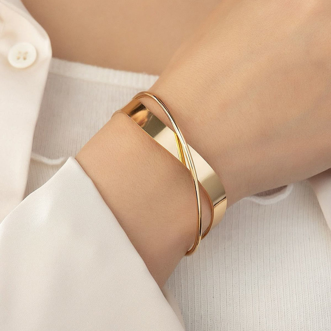 Bracelete Paola Banhado em Ouro 18K