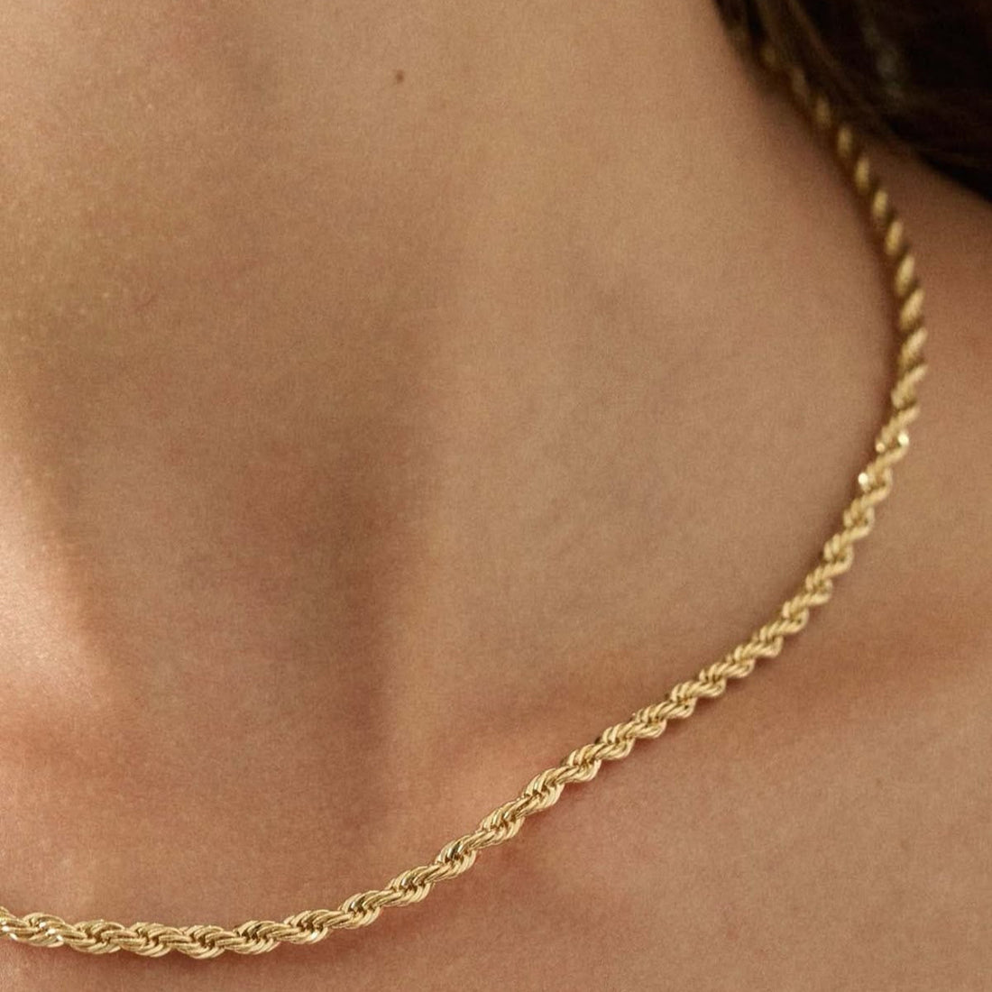 Colar Cordão Baiano 2mm Antonella Banhado em Ouro 18K