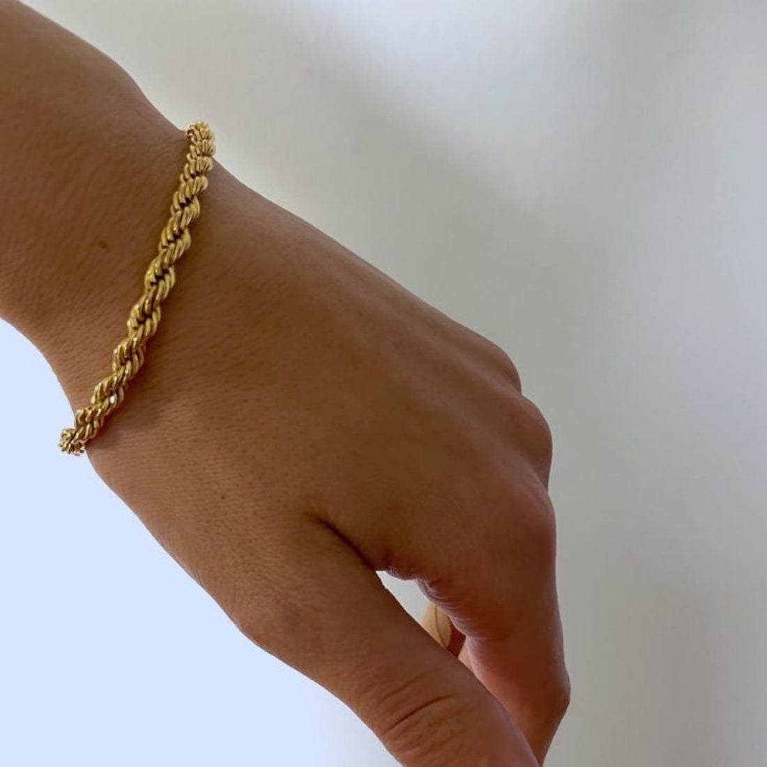 Pulseira Cordão Baiano Antonella Banhado em Ouro 18K