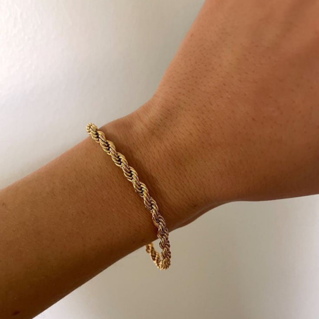 Pulseira Cordão Baiano Antonella Banhado em Ouro 18K
