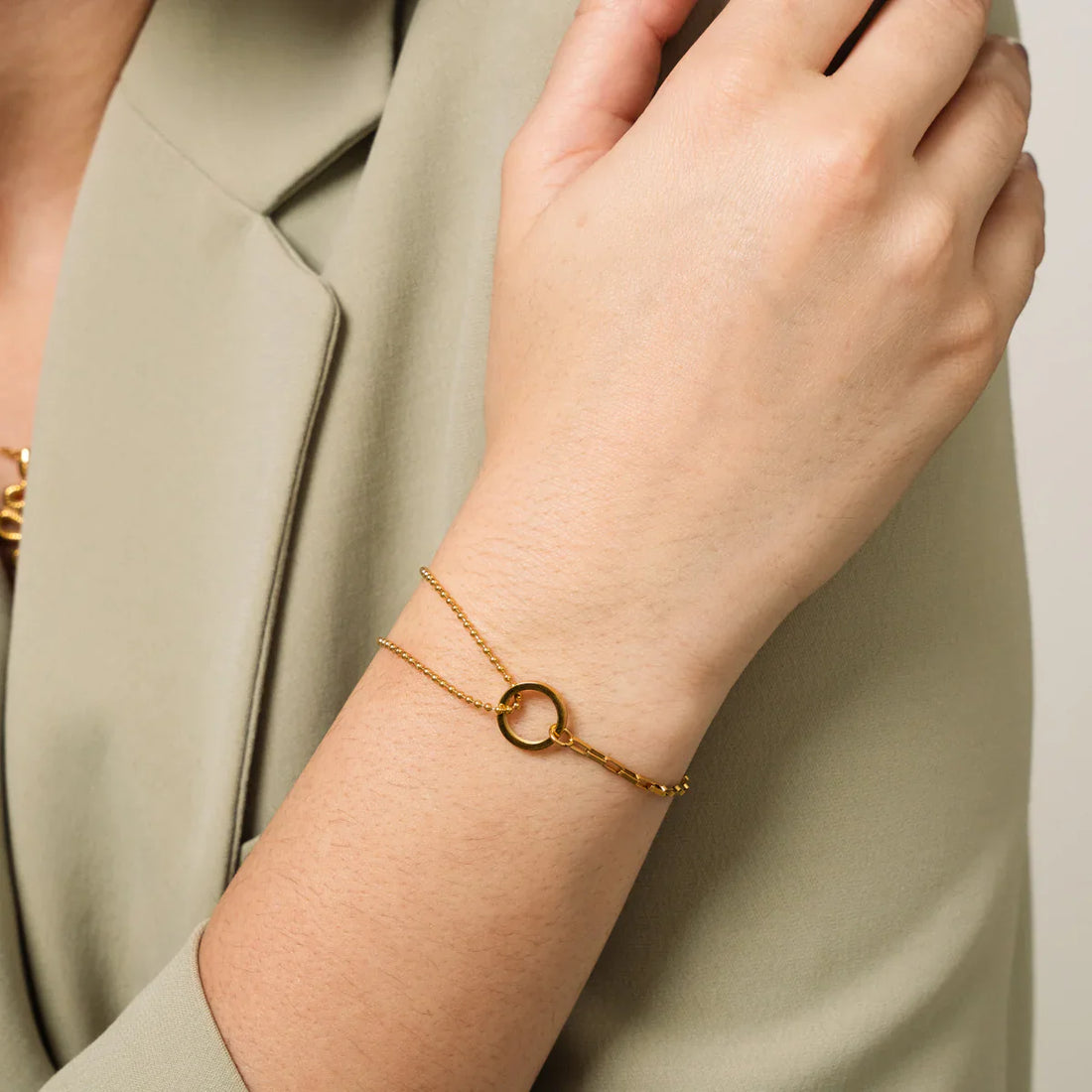 Pulseira Lia Banhada em Ouro 18k