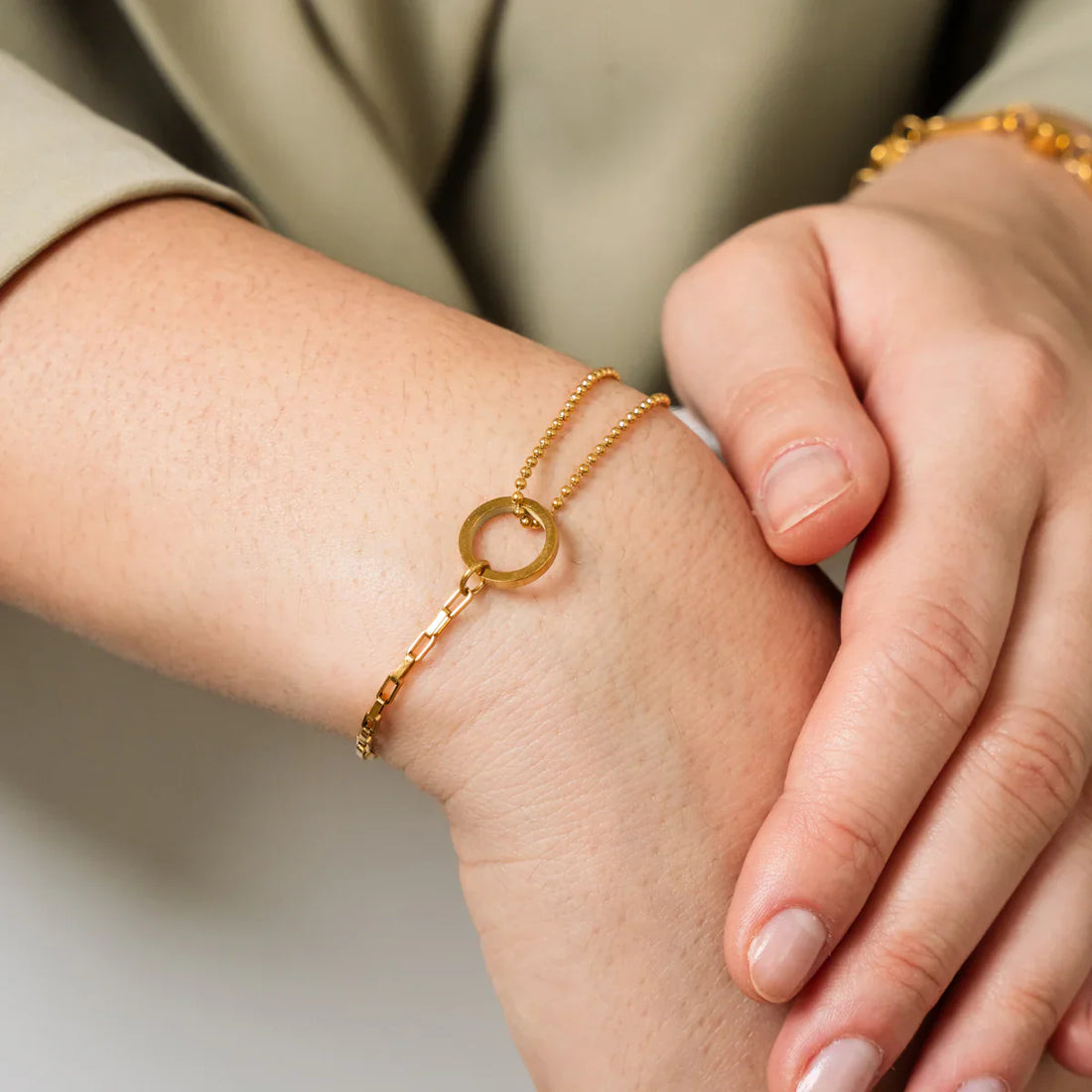 Pulseira Lia Banhada em Ouro 18k