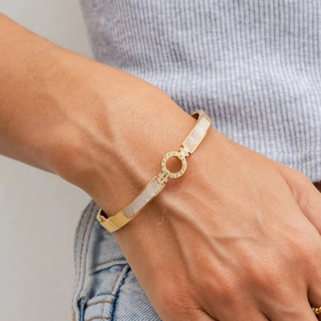 Bracelete Elenia Banhado em Ouro 18K