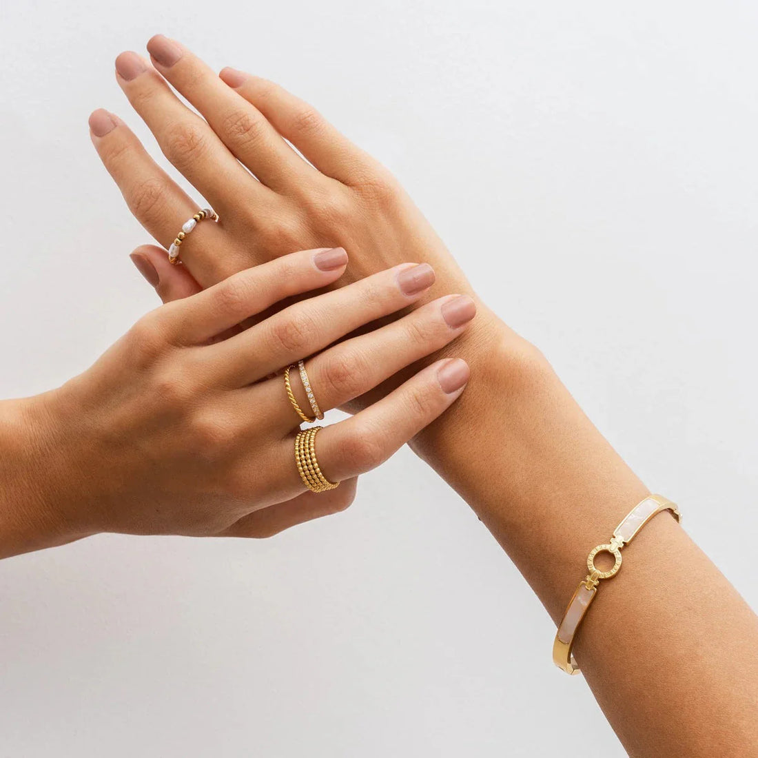 Bracelete Elenia Banhado em Ouro 18K