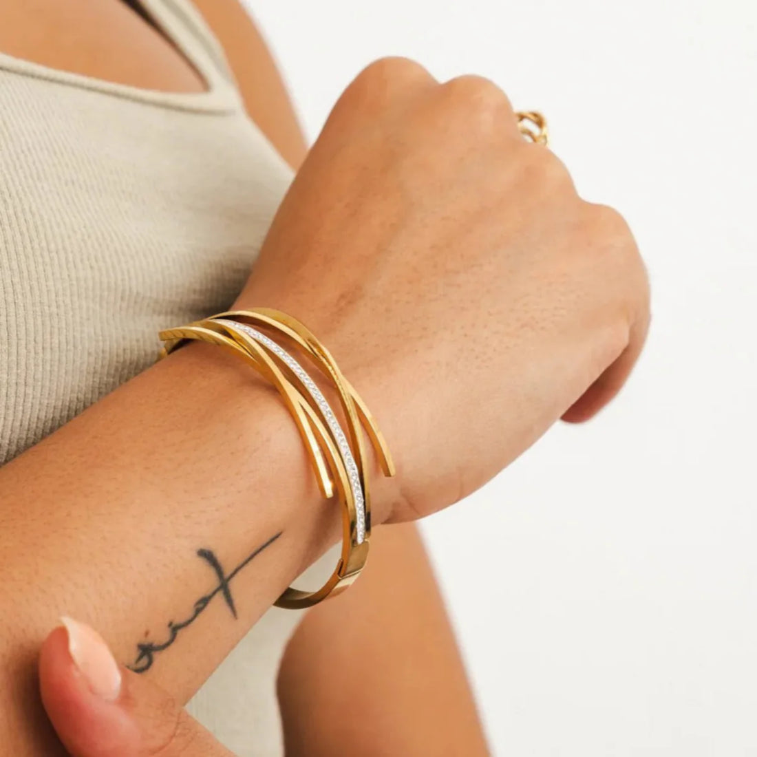 Bracelete Sofia Banhado em Ouro 18K