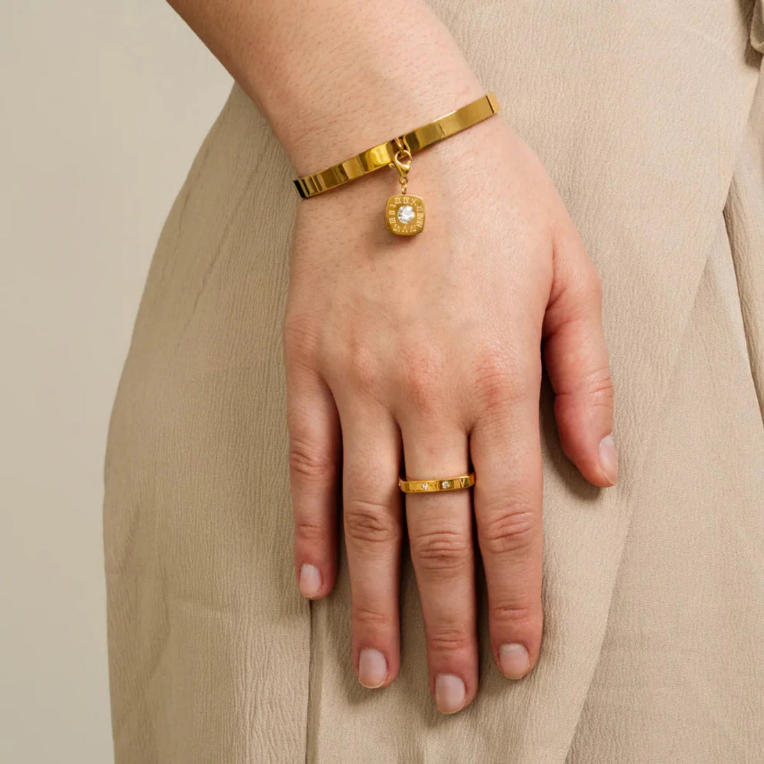 Bracelete Laís Banhado em Ouro 18K