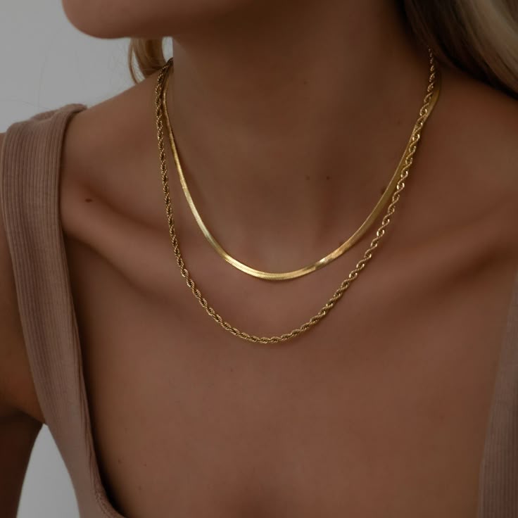 Mix Colar Eloá Banhado em Ouro 18K