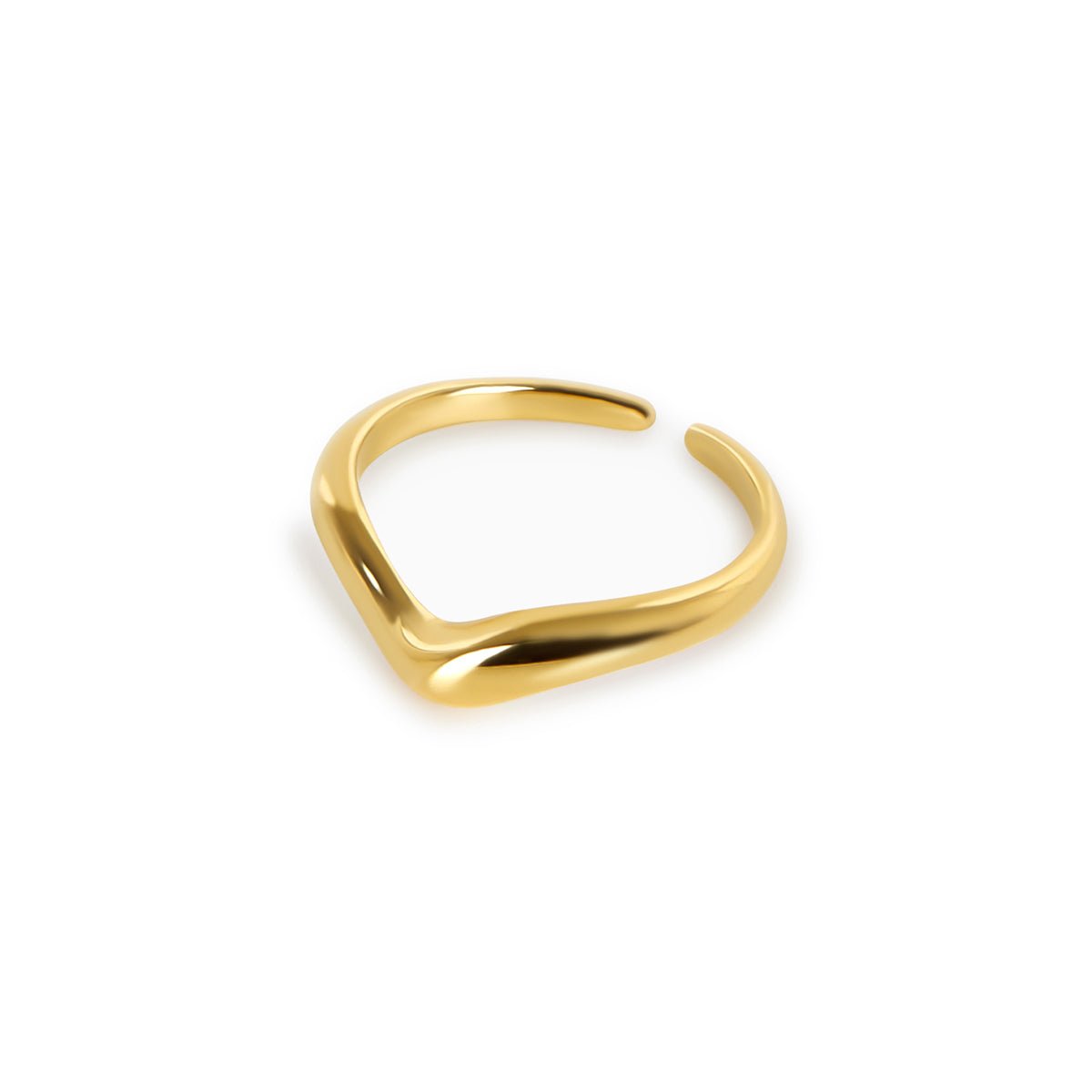 Anel Verena Banhado em Ouro 18K