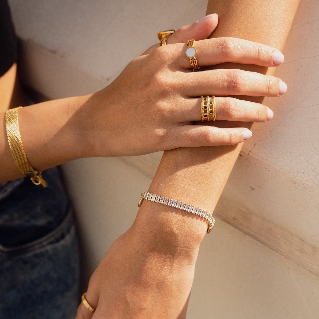 Anel Melissa Banhado em Ouro 18K
