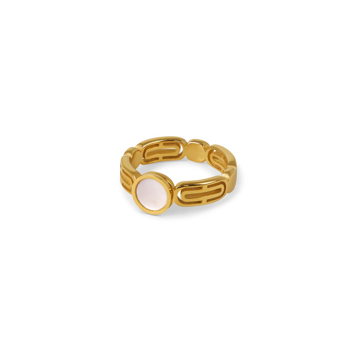 Anel Melissa Banhado em Ouro 18K