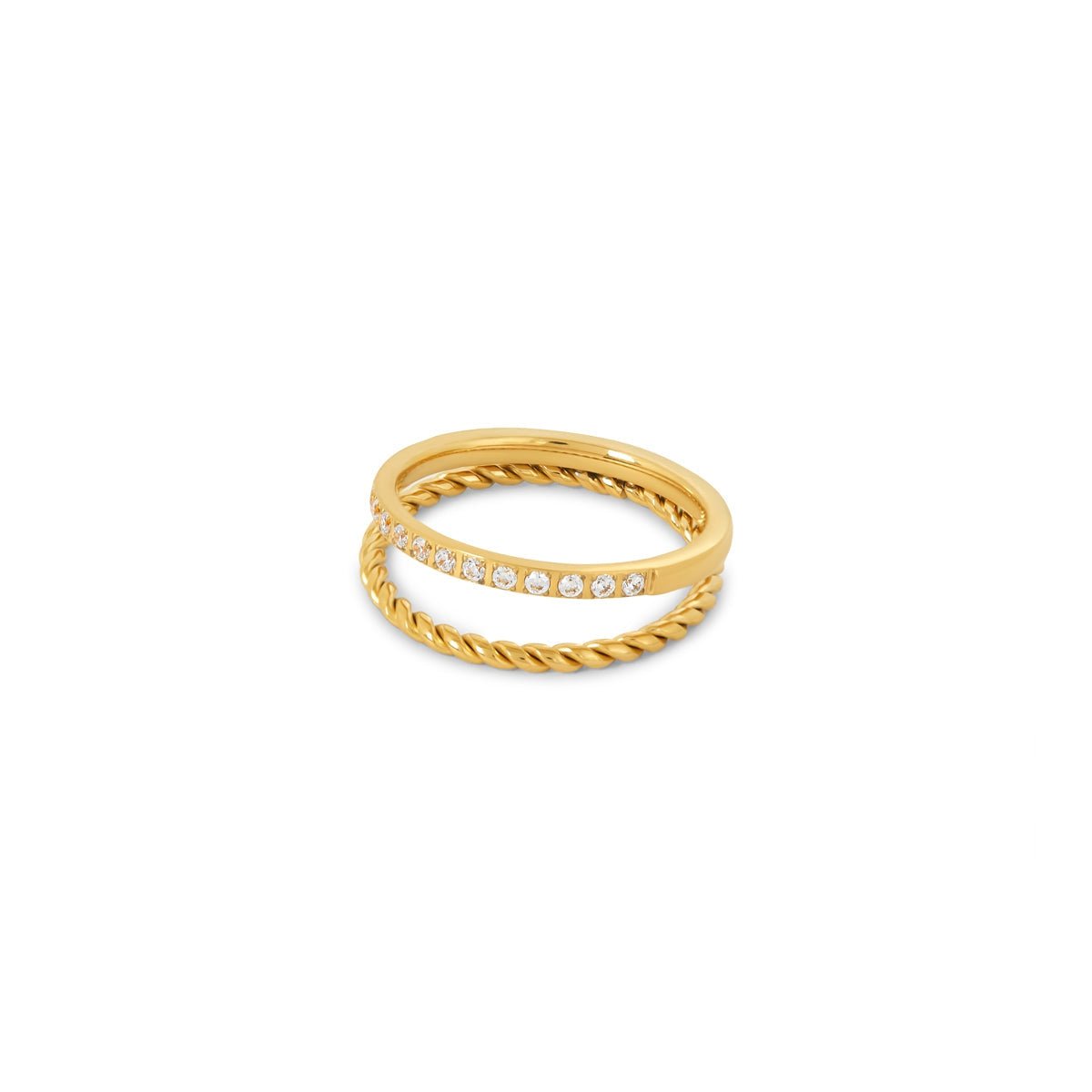 Anel Lurea Banhado em Ouro 18K
