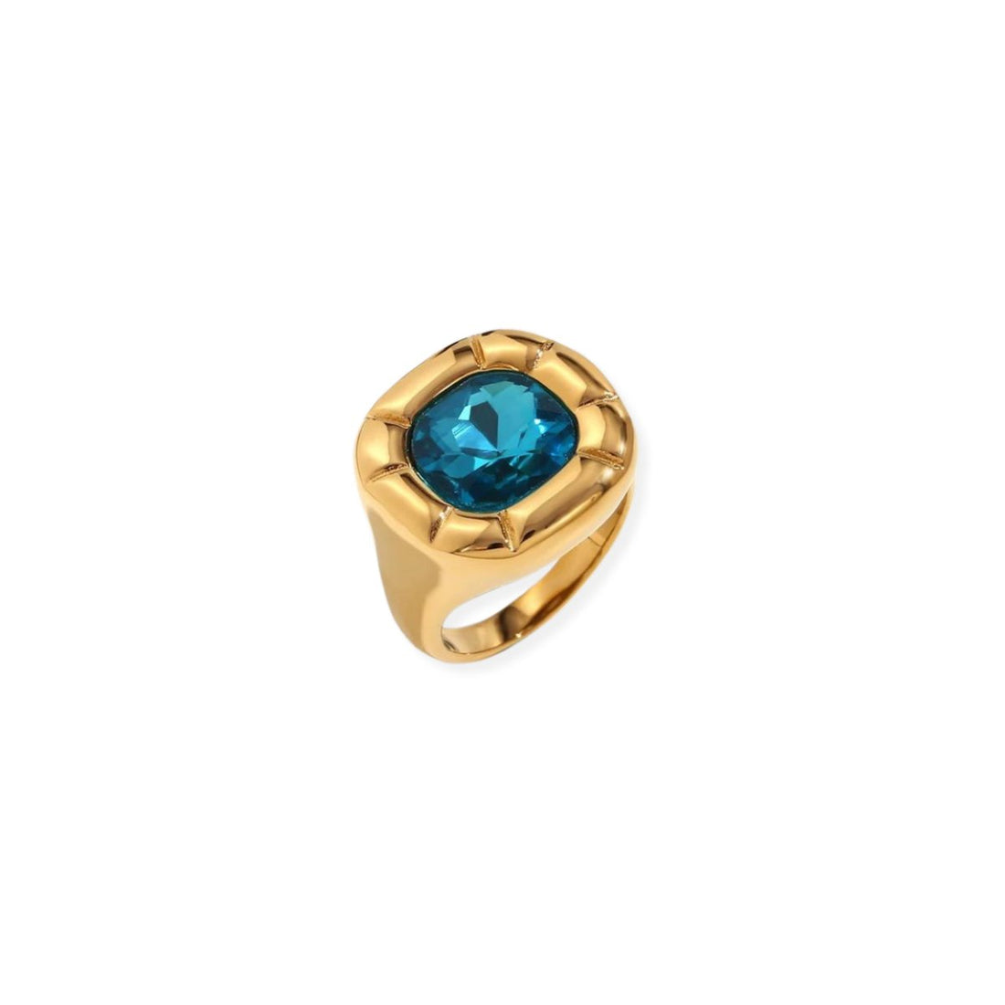 Anel Cocktail Life Banhado em Ouro 18K