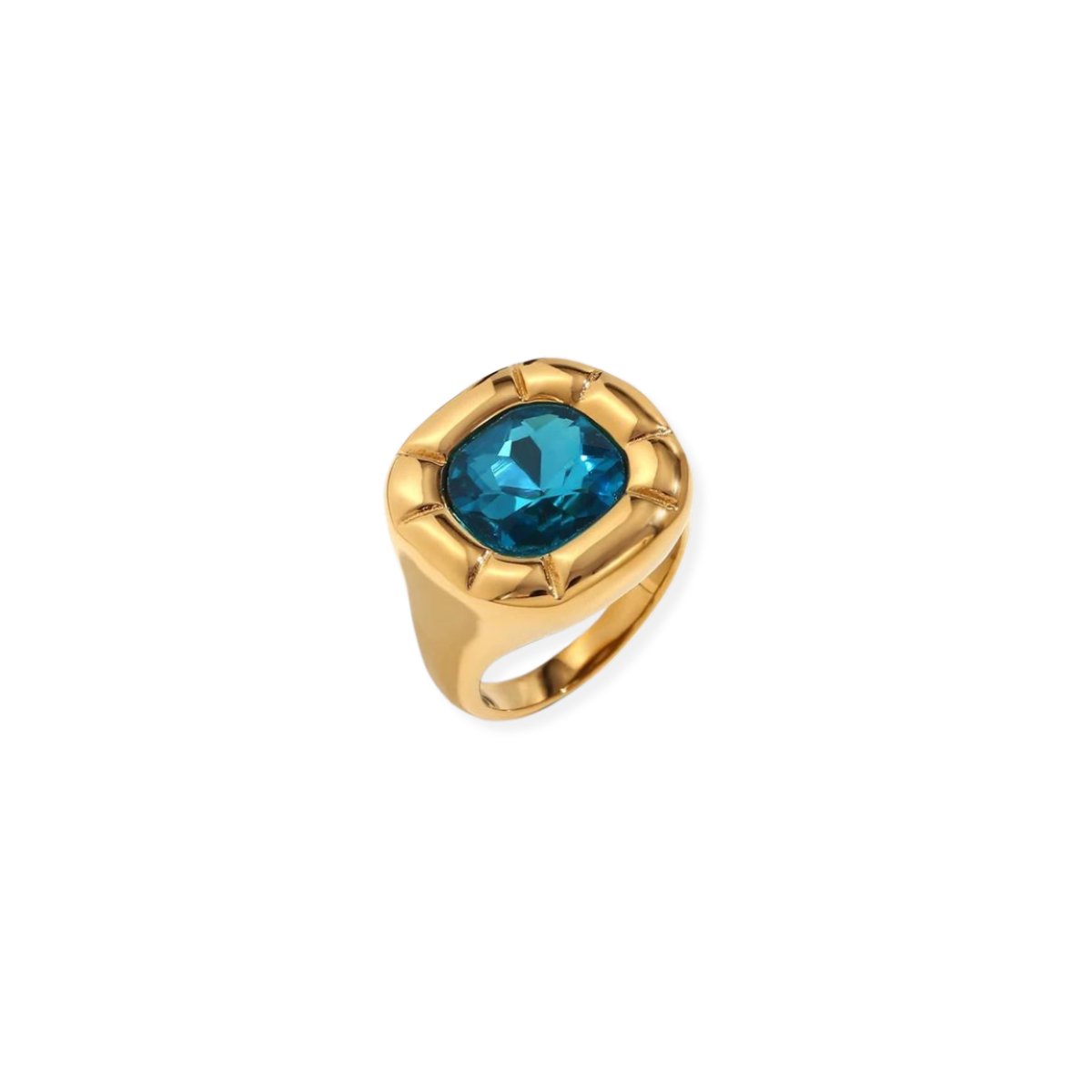 Anel Cocktail Life Banhado em Ouro 18K