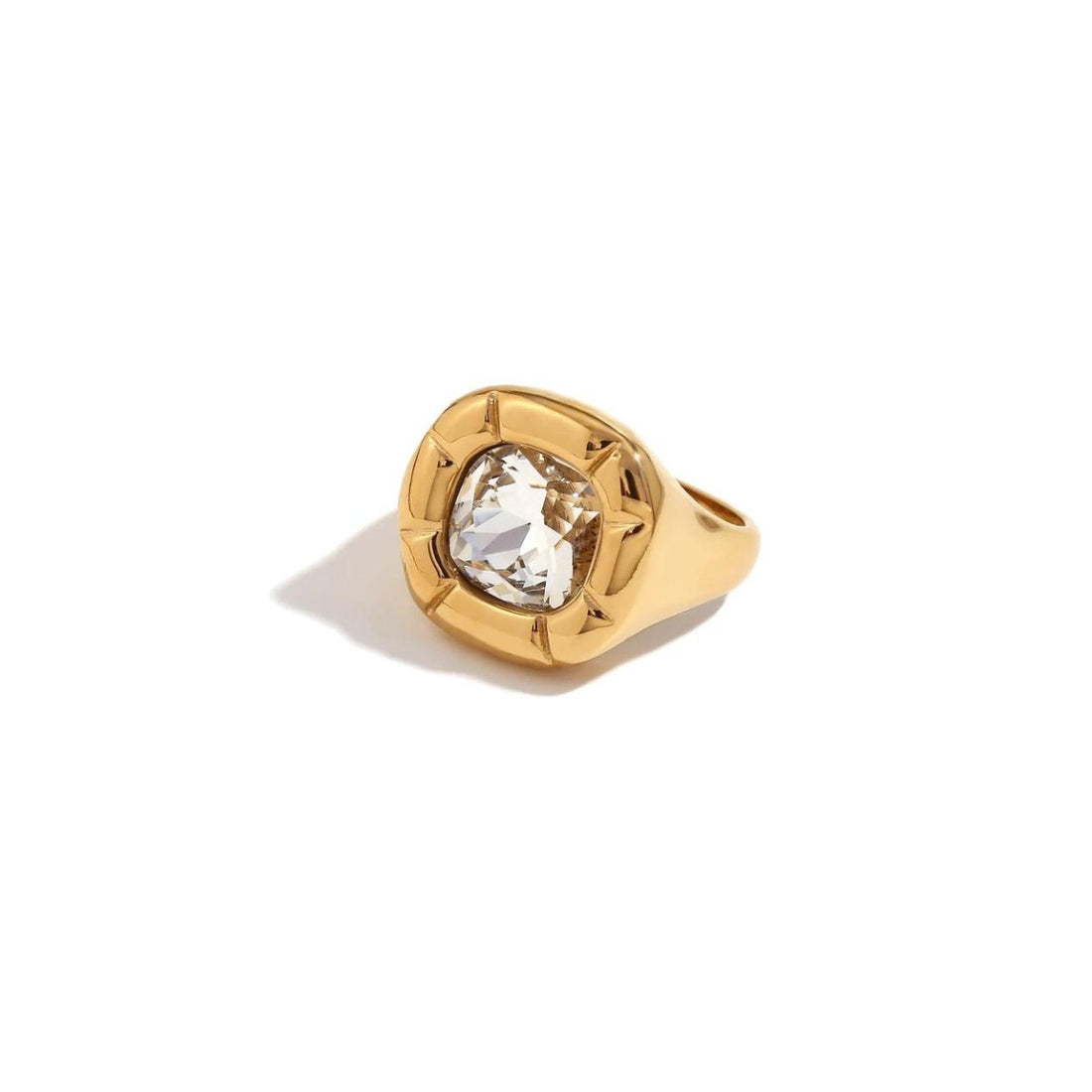 Anel Cocktail Life Banhado em Ouro 18K