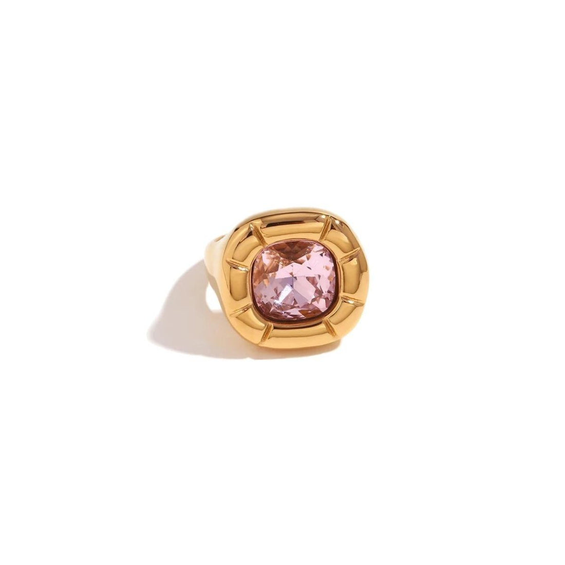 Anel Cocktail Life Banhado em Ouro 18K