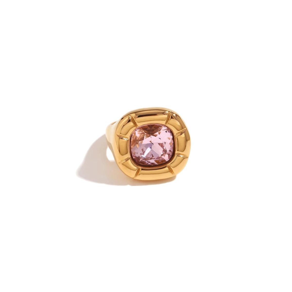 Anel Cocktail Life Banhado em Ouro 18K