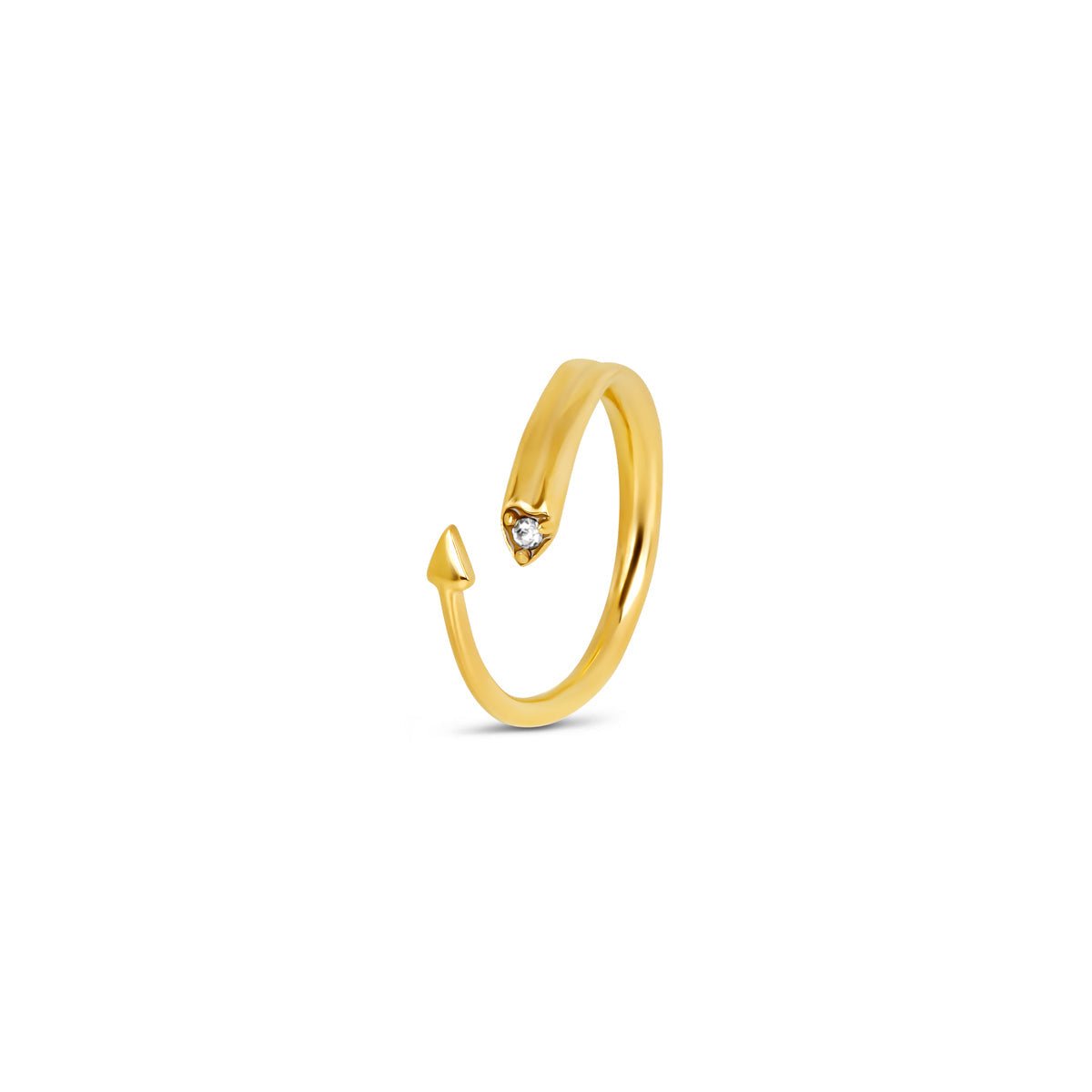 Anel Alana Banhado em Ouro 18K