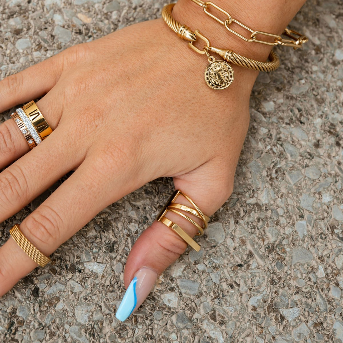 Anel Lola Banhado em Ouro 18K