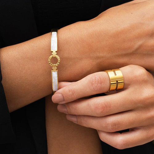 Anel Mavie Banhado em Ouro 18K