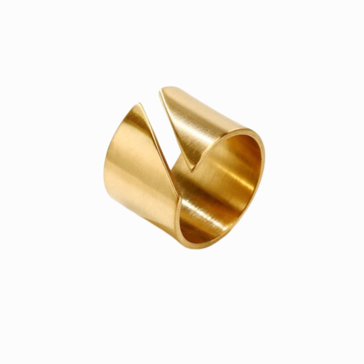 Anel Ysla Banhado em Ouro 18K