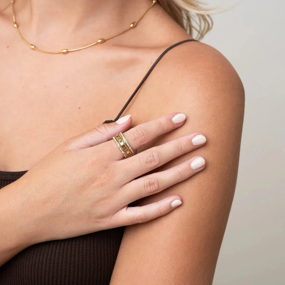 Anel Lioren Banhado em Ouro 18K