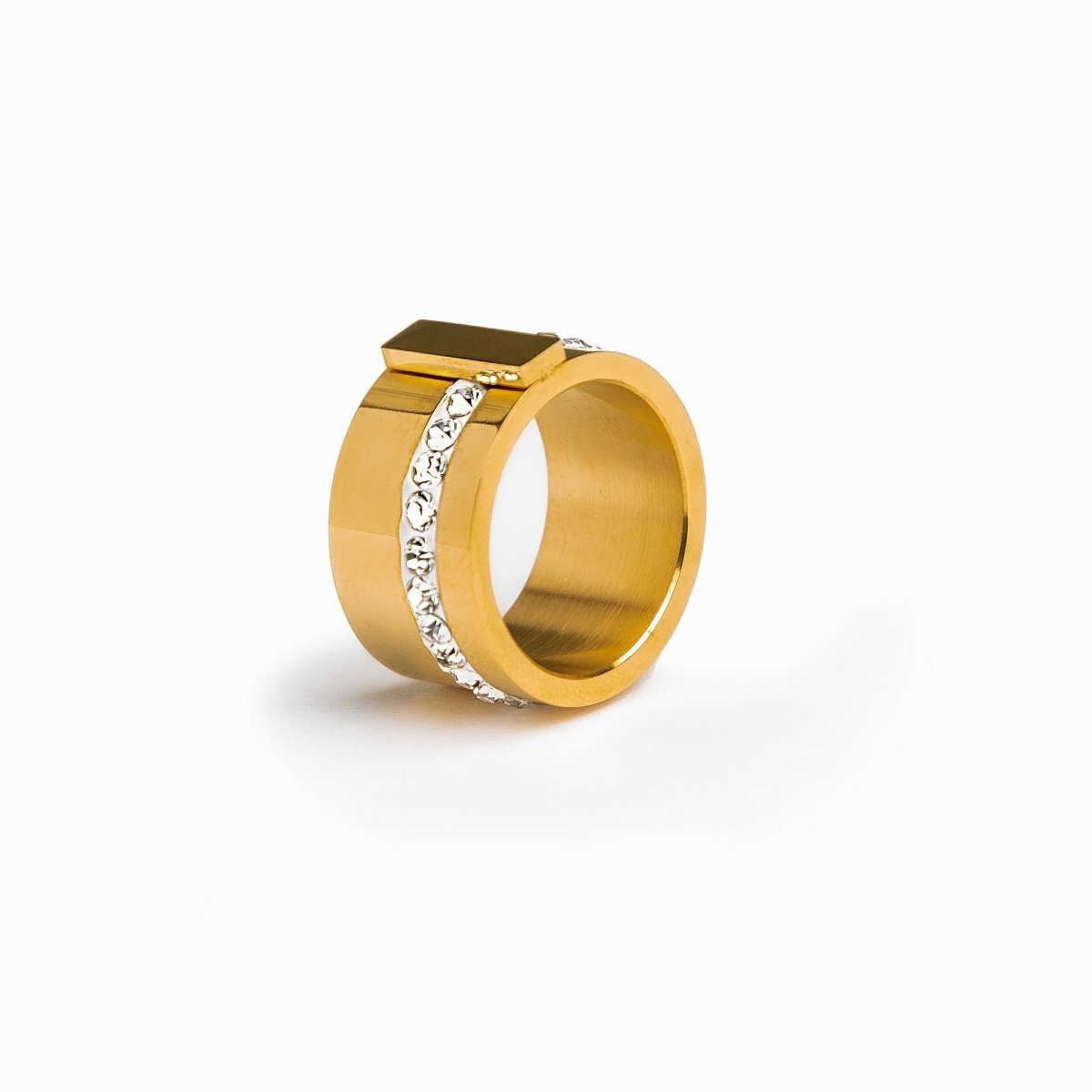 Anel Capri Banhado em Ouro 18K