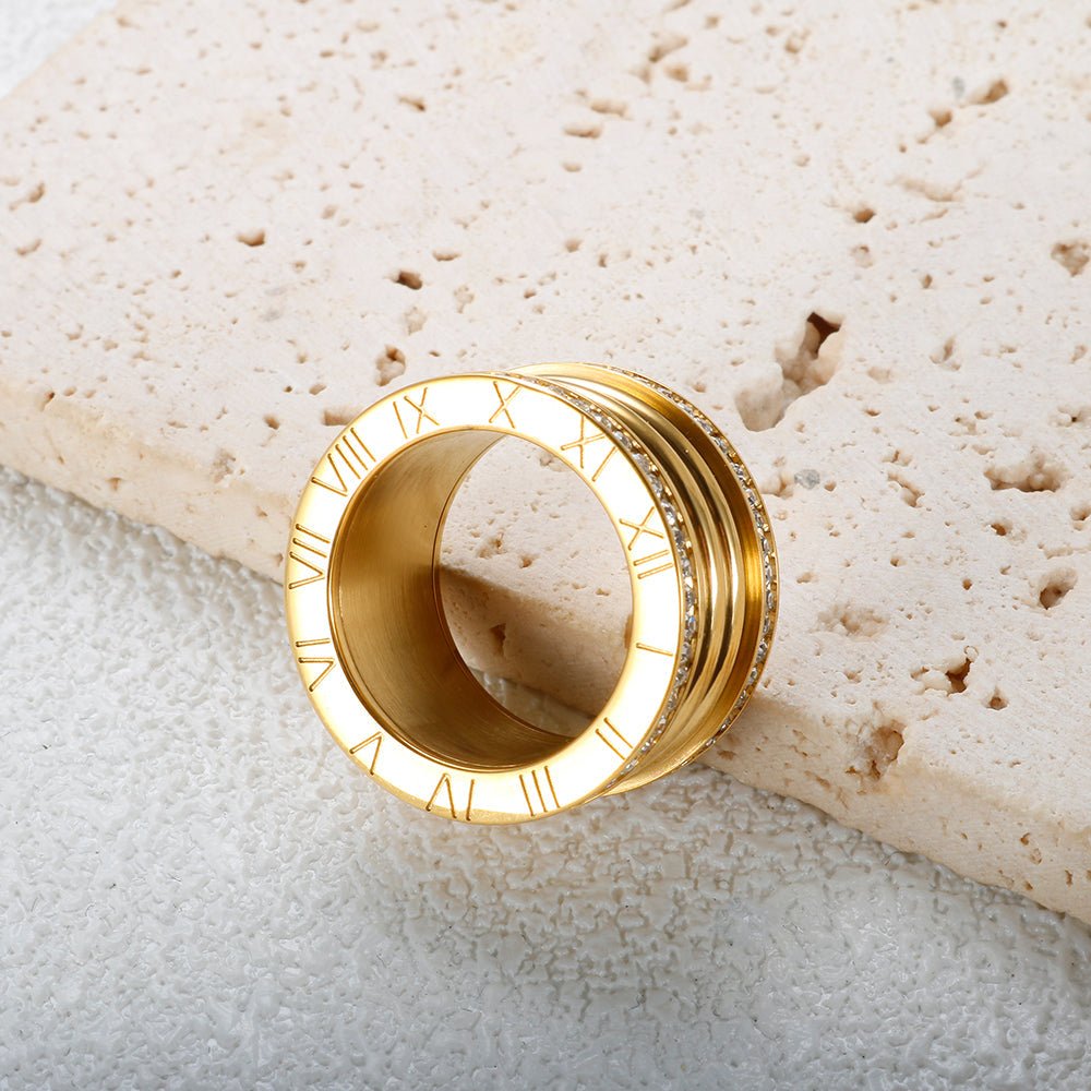 Anel Eleonora Banhado em Ouro 18K