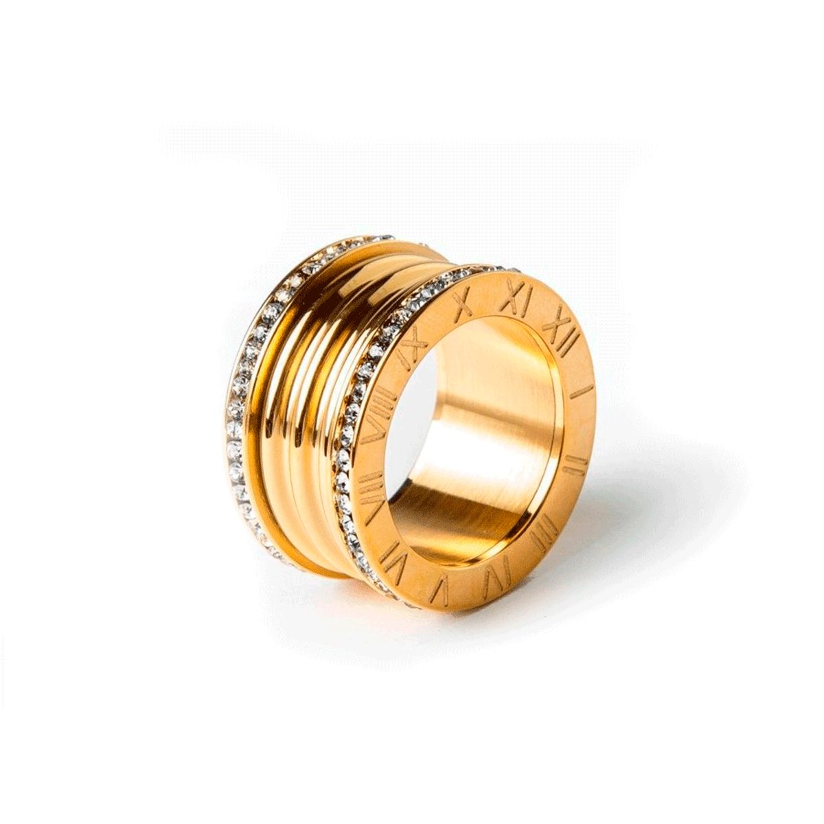 Anel Eleonora Banhado em Ouro 18K