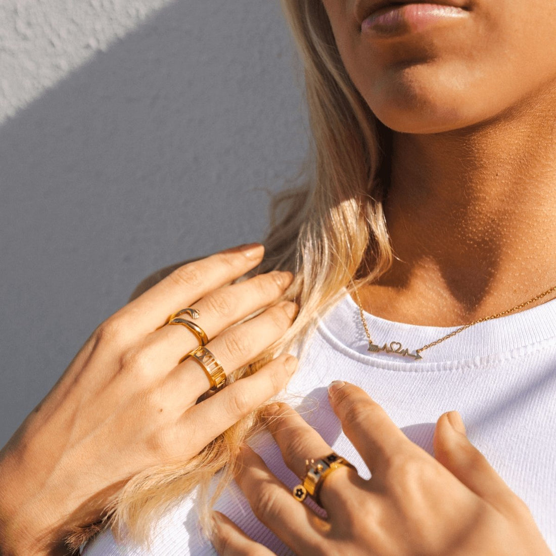 Anel Aurian Banhado em Ouro 18K