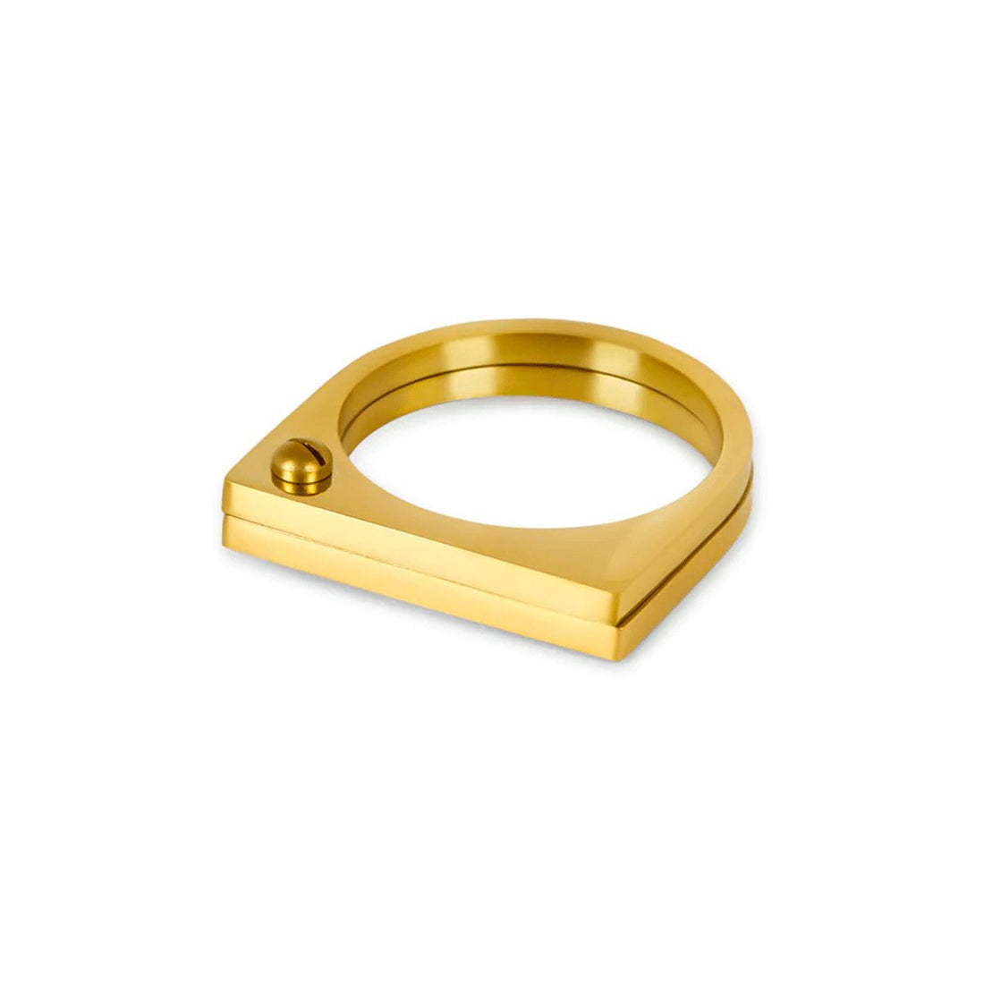 Anel Vetra Banhado em Ouro 18K