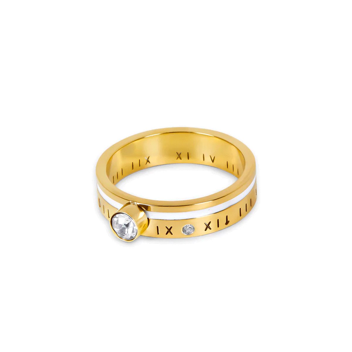 Anel Amelisse Banhado em Ouro 18K