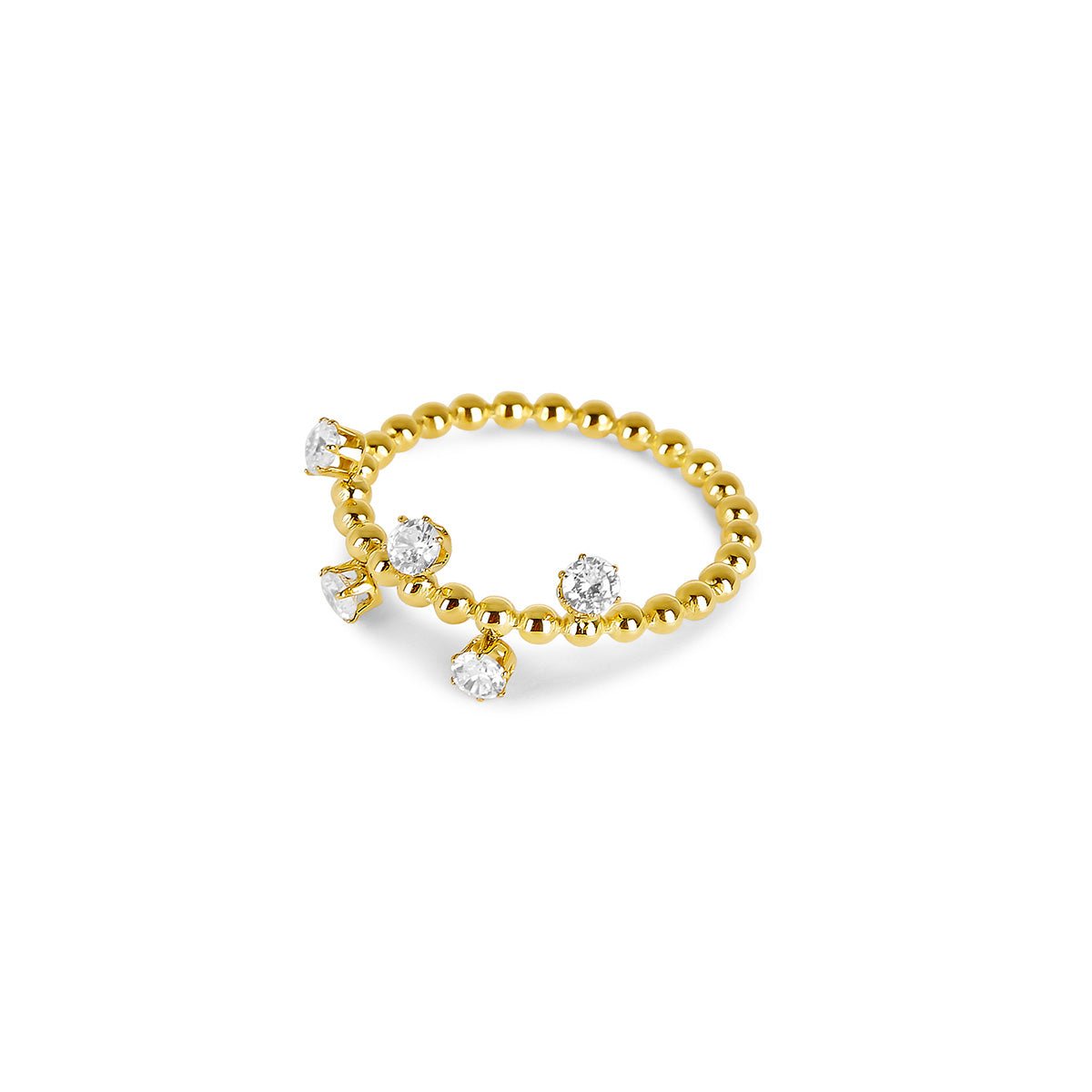 Anel Shine Banhado em Ouro 18K