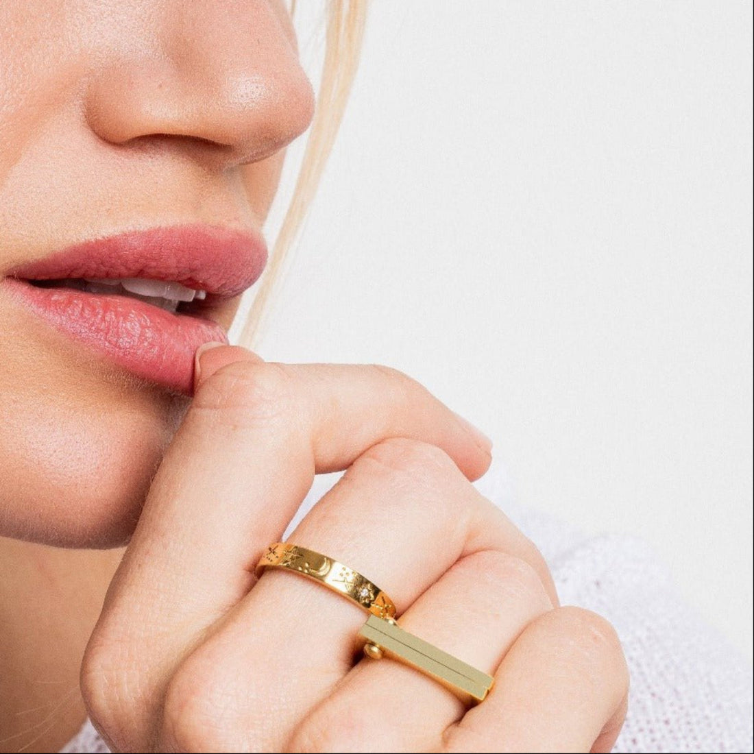 Anel Auriah Banhado em Ouro 18K