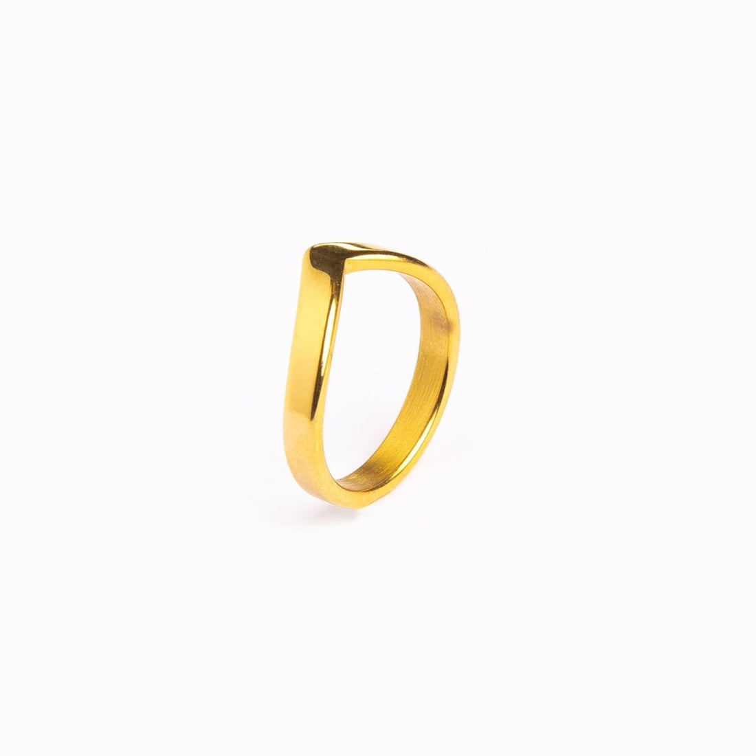 Anel Trina Banhado em Ouro 18K