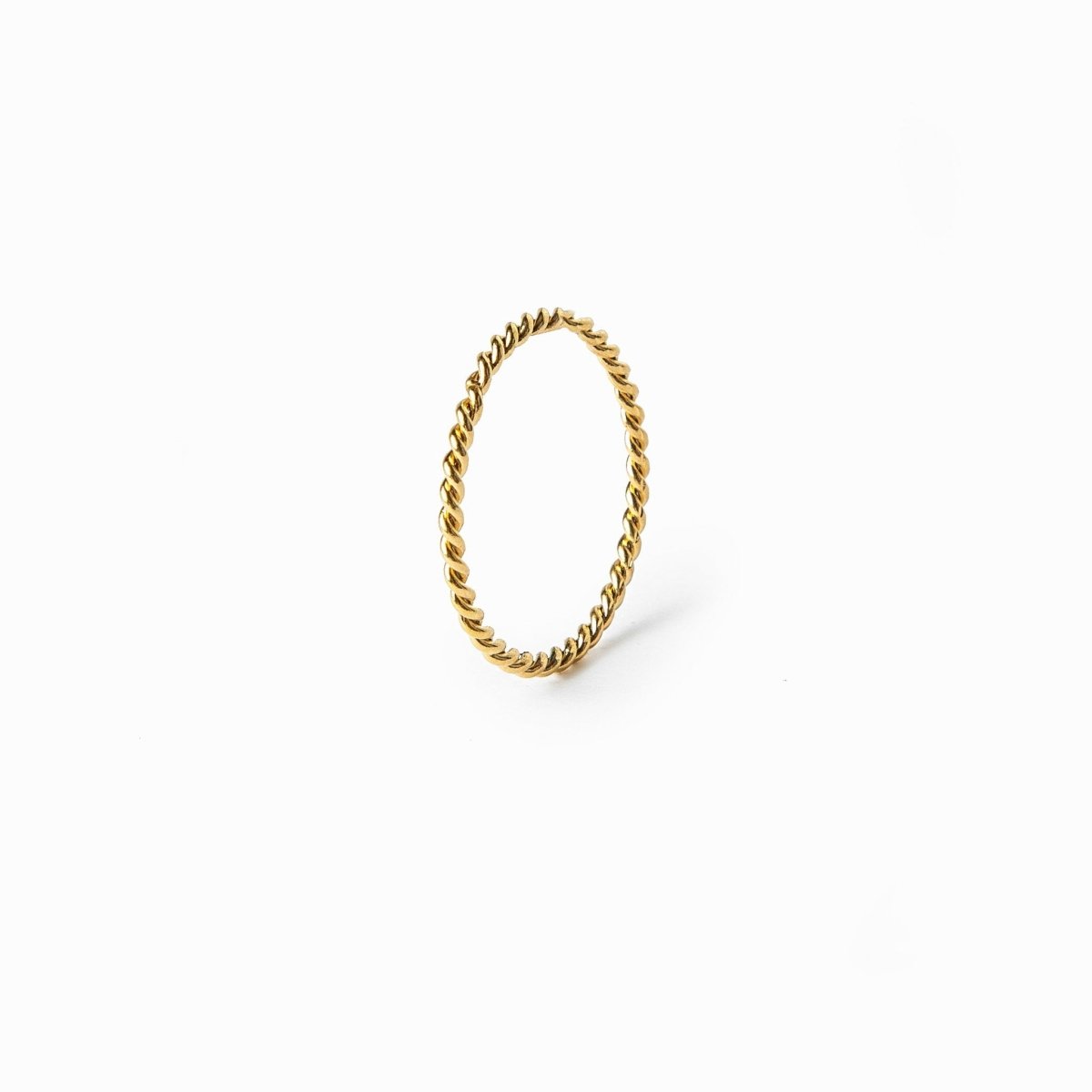 Anel Sara Banhado em Ouro 18K