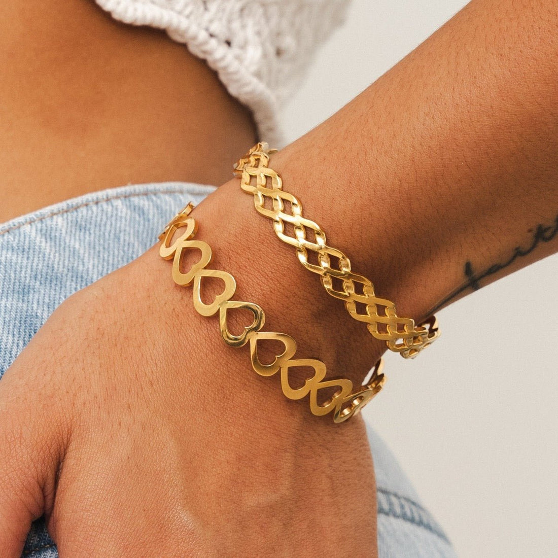 Bracelete Fabíola Banhado em Ouro 18K
