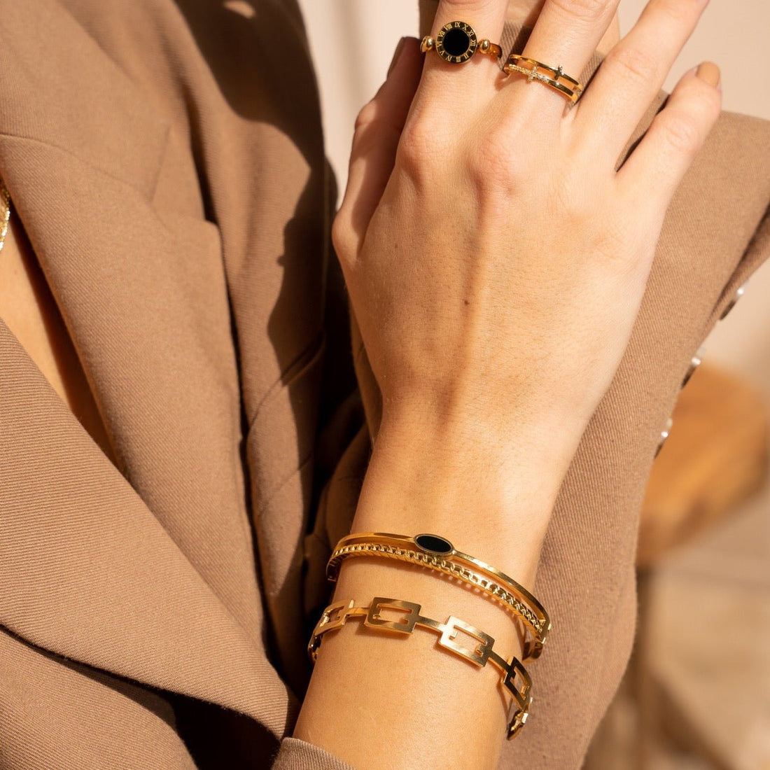 Bracelete Danika Banhado em Ouro 18K